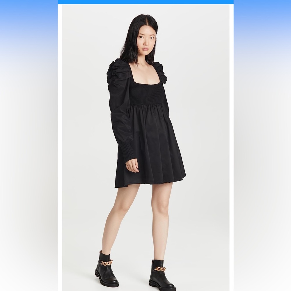 En Saison Black Combination Dress Size XS
